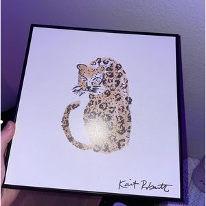wall art leopard painting